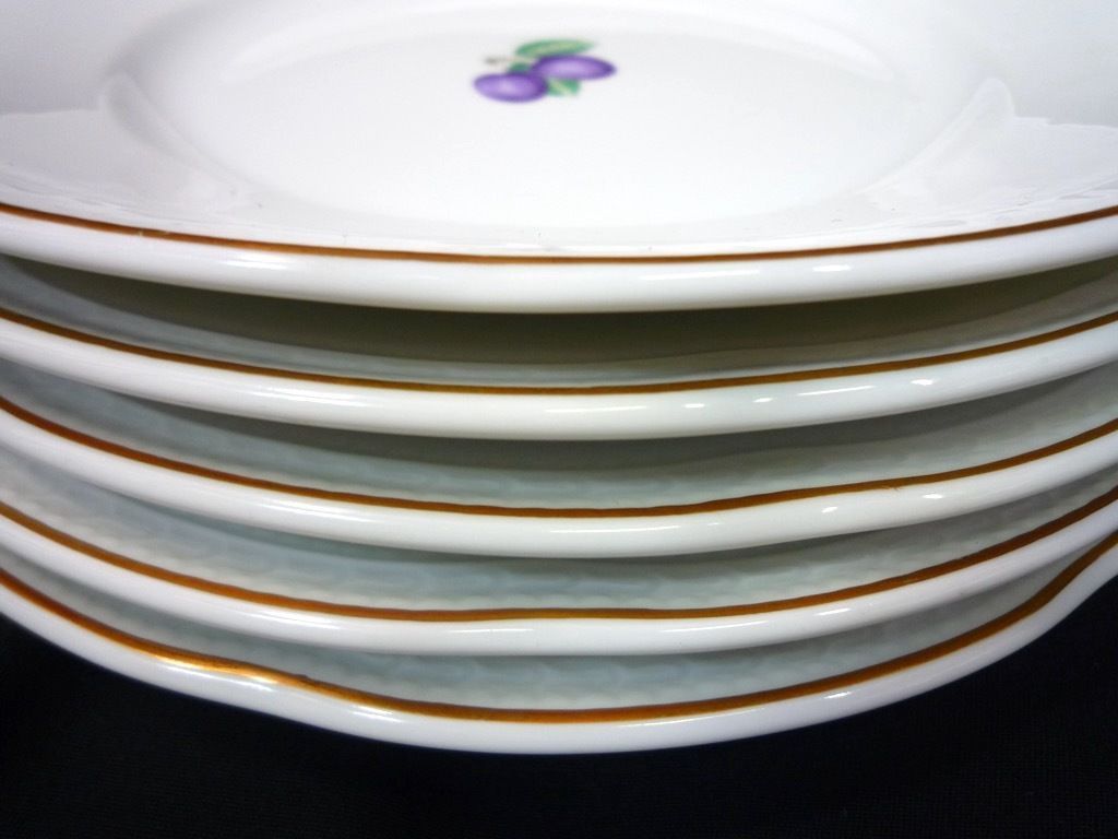 Richard Ginori ボンジョルノプルーン プレート 5枚セット 【公式通販】