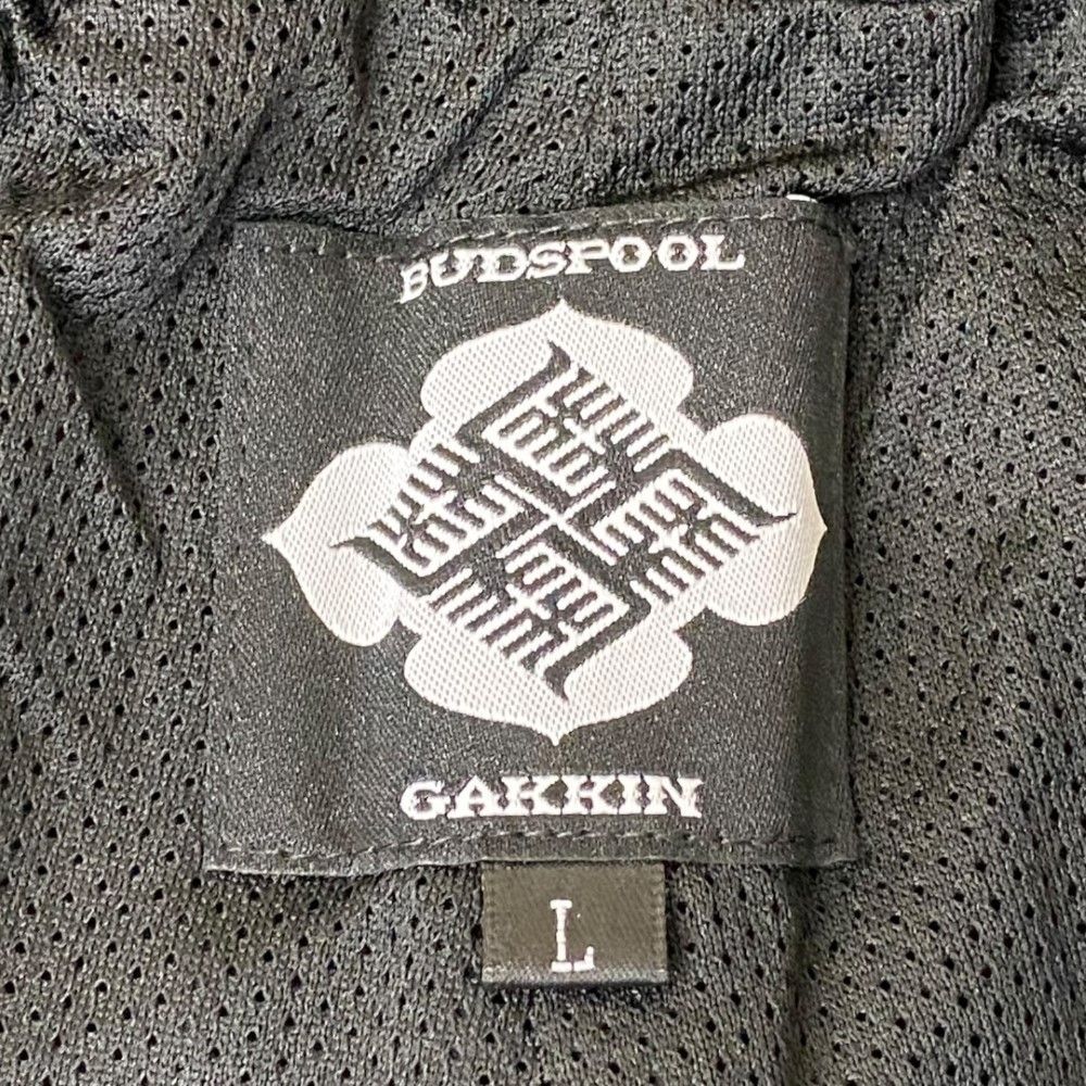 GAKKIN x BUDSPOOL ナイロンパンツ ブラック GAKKIN × BUDSPOOL NYLON PANTS Lサイズ ブラック ナイロン