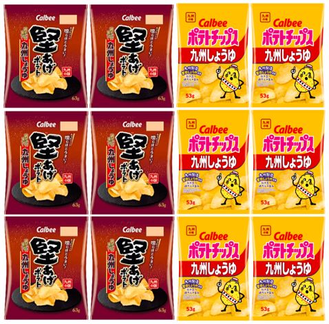 地域限定】堅あげポテト 九州しょうゆ 12袋セット - メルカリ
