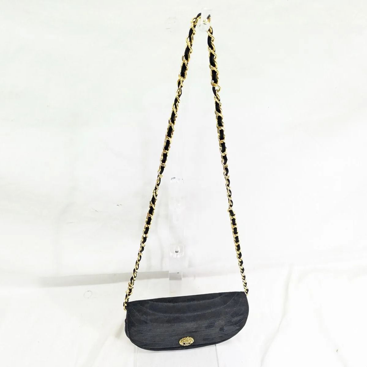 良品！ CHANEL オールドシャネル ヴィンテージ ボーダーステッチ 
