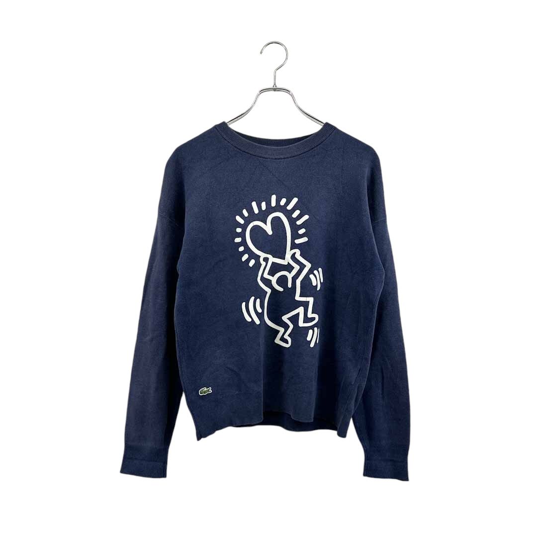 Lacoste X Keith Haringスウェット  ラコステ×キースヘリング  プリント ネイビー系   メンズ サイズ 40 6