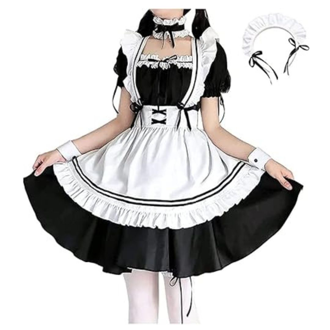 【M企画】 ホワイトメイド服セット【最終値下げ】 M企画】 ホワイトメイド服セット【最終値下げ】