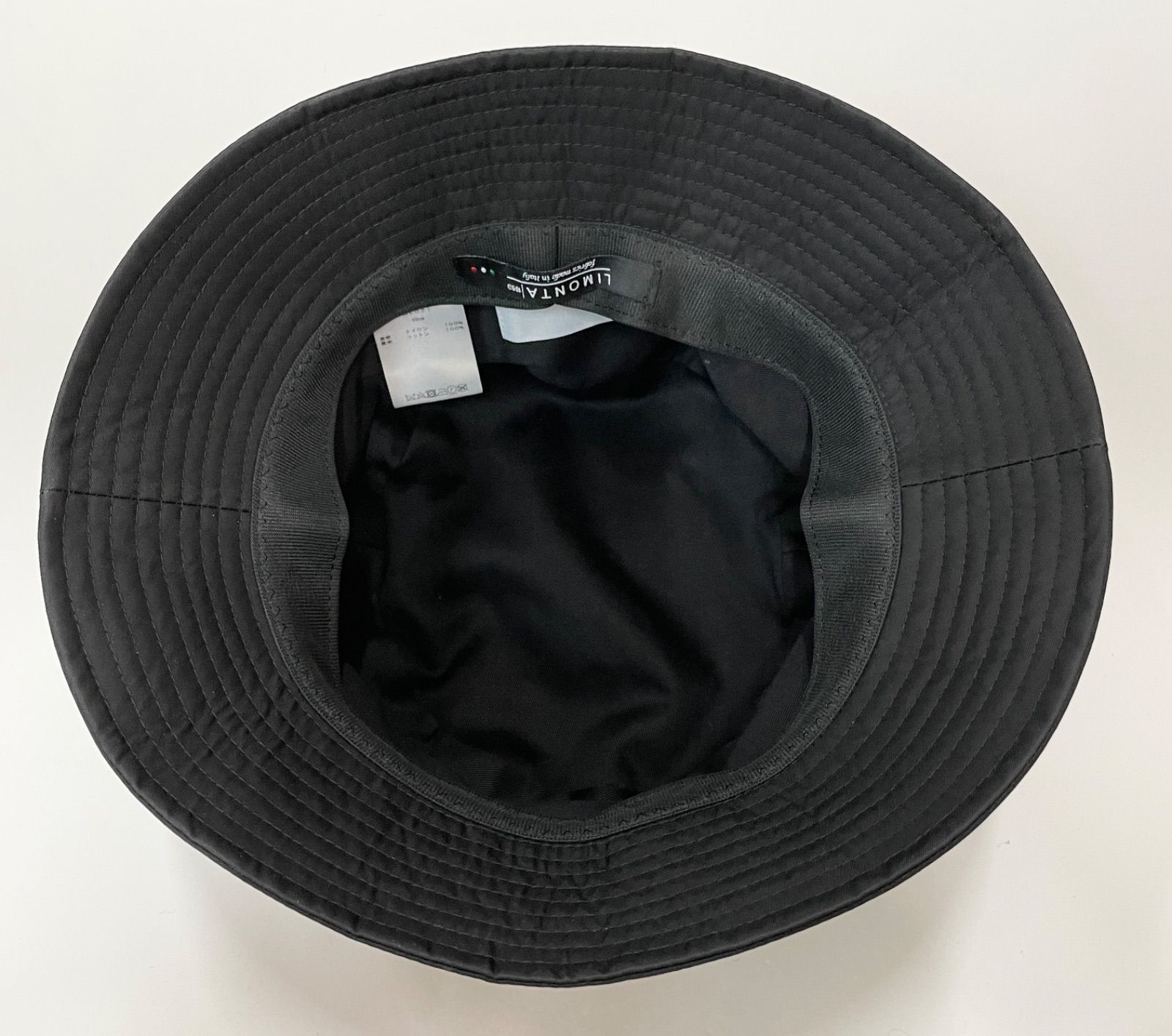 バケットハット MB パーマネントハット ブラック by LIMONTA バケハ