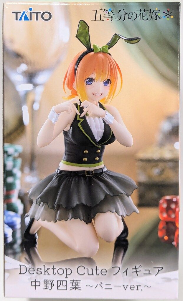 五等分の花嫁 Desktop Cute フィギュア　中野四葉～バニー 6個 五等分の花嫁＊ Desktop Cute フィギュア 中野四葉～バニーver