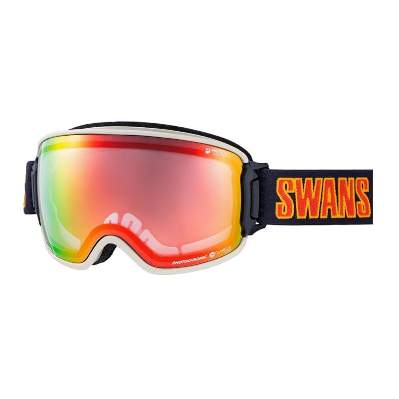 スワンズ/球面ミラーレンズゴーグル/中古品 SWANS RIDGELINE アイス