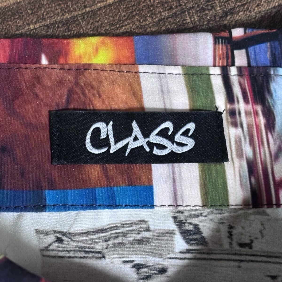 class クラス　シャツ　堀切 CLASS クラス 堀切道之 2023/ss JamesRiver フォトプリント 総柄