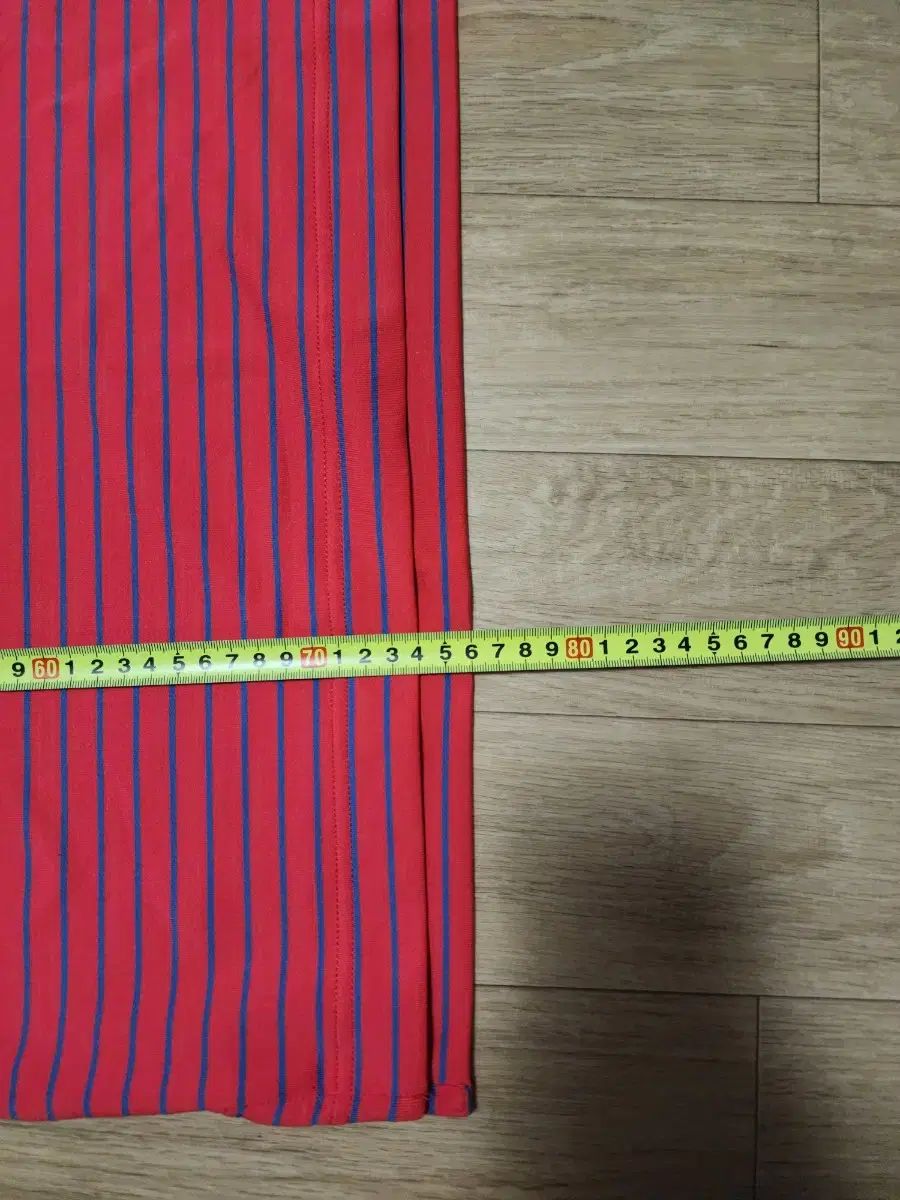 ストライプ タートルネック