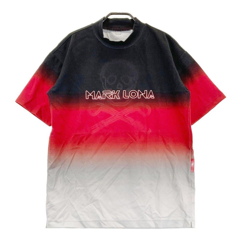 MARK&LONA マークアンドロナ　グラデーション　モックネック　半袖シャツ MARK&LONA マークアンドロナグラデーションモックネック半袖シャツ