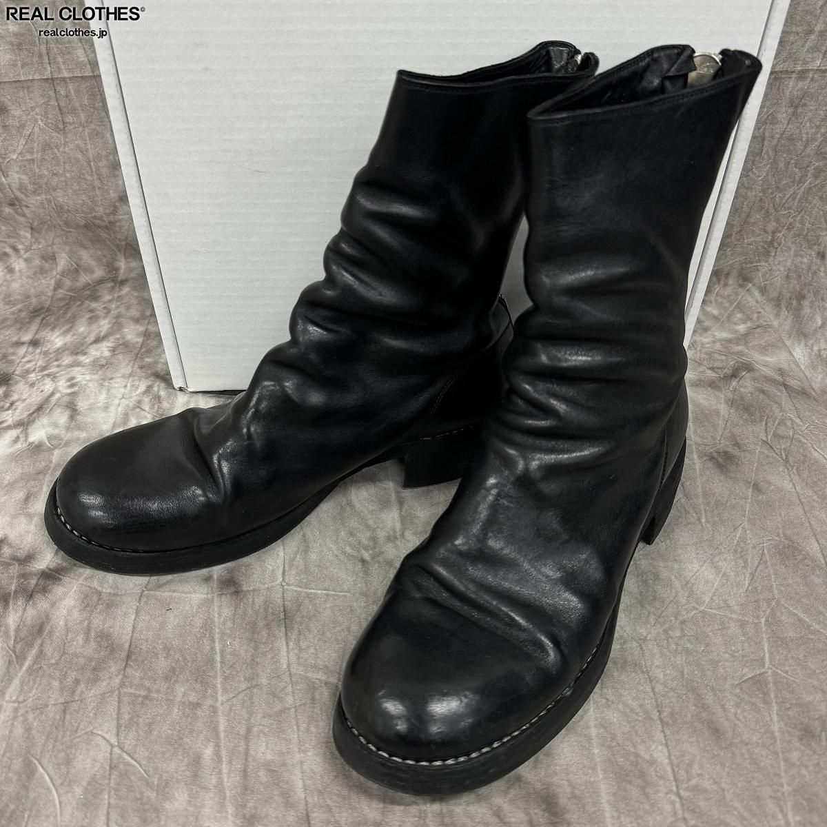 GUIDI/グイディ BACK ZIP MID BOOTS LIMITED バッグジップブーツ 788Z