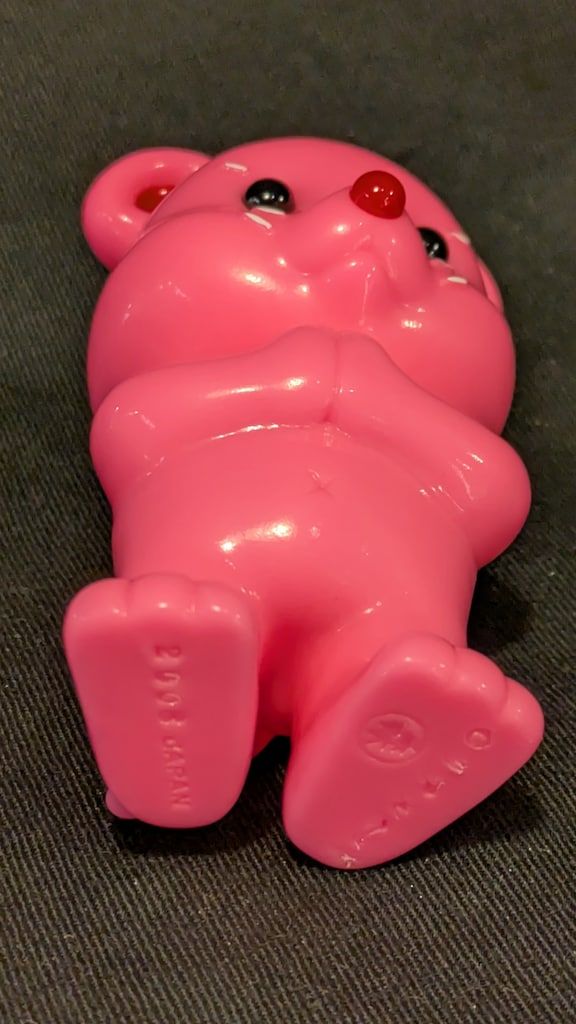 チュウズ REALHEAD ギギオ 蛍光ピンク成型 赤耳 リアルヘッド ソフビ