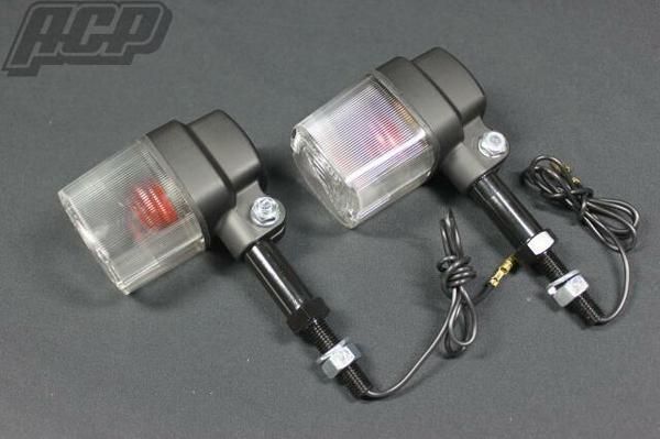 オレンジ角型ヨーロピアンウィンカー4個セット ヨーロピアン