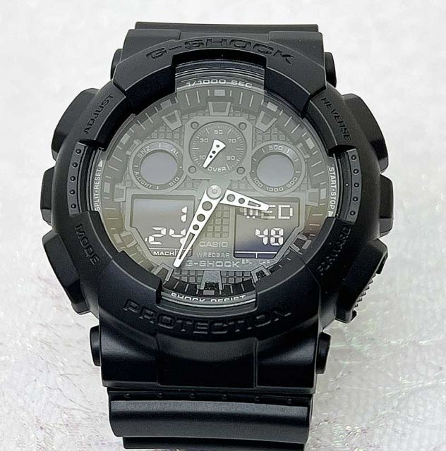 カシオ CASIO 腕時計 G-SHOCK ジーショック 永遠の定番シリーズ オールブラック GA-100-1A1JF メンズ腕時計 