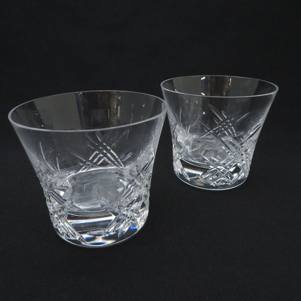 Baccarat バカラ 2014年 ステラ タンブラー 2点 ペア ロックグラス ファッション