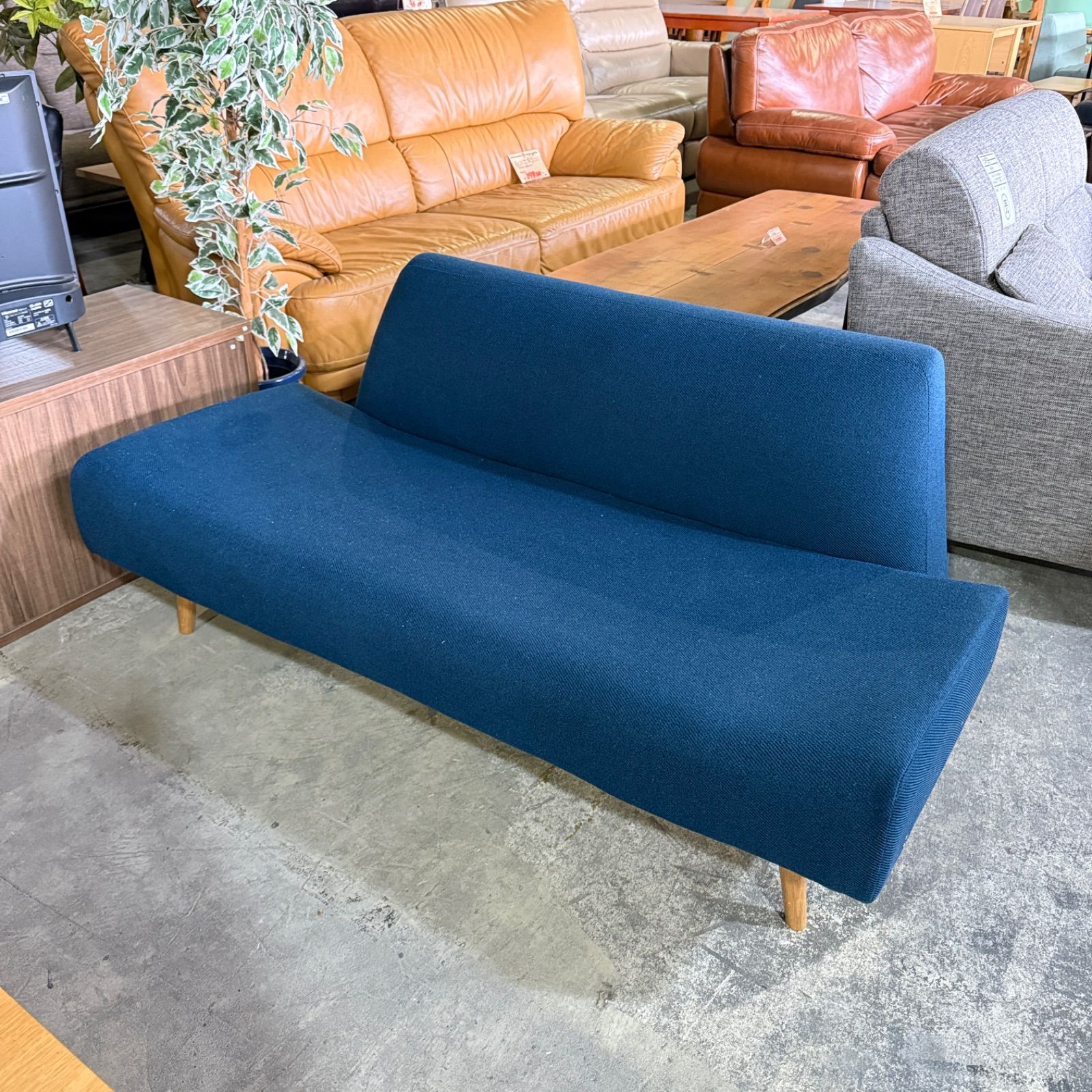 【さやか】無印 IDEE AO SOFA ネイビー 2人掛 2018年製 AO SOFA (2) Navy｜2人掛け｜IDEE SHOP Online