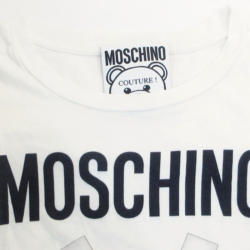 モスキーノ MOSCHINO Tシャツ カットソー ロゴプリント くま