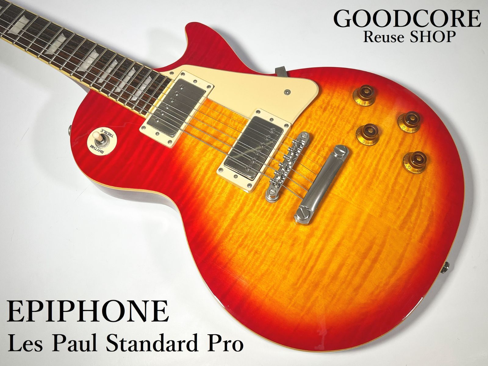 Epiphone エピフォン Les Paul Standard Pro CS レスポール スタンダード プロ チェリーサンバースト エレキギター