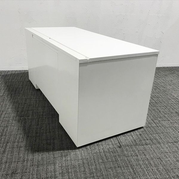 両袖デスク アドバンス オフィスデスク W1600 オカムラ ホワイト