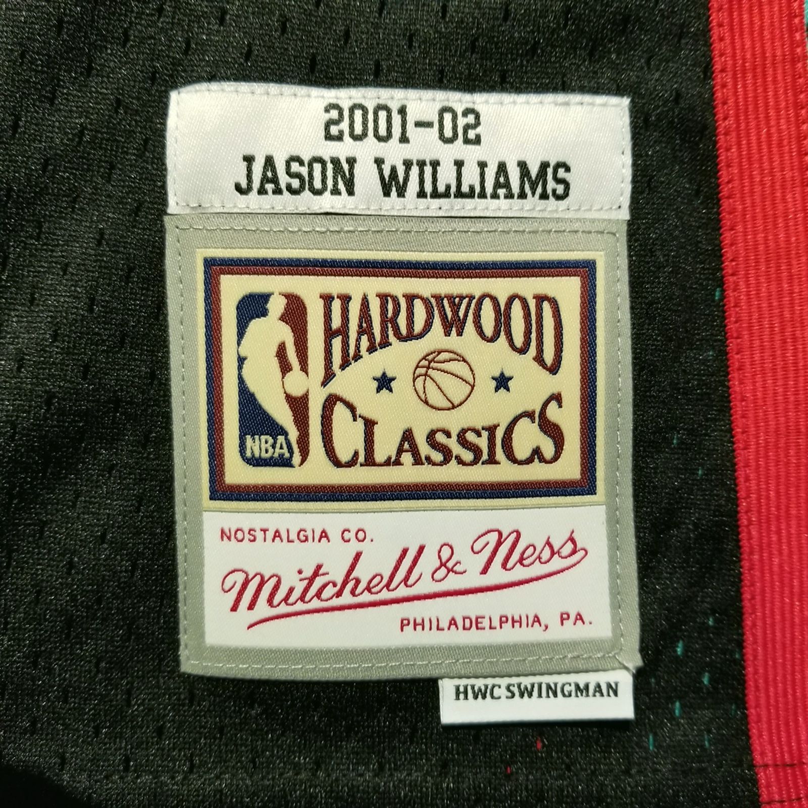 Mitchell-Ness Jason Williams 2 Memphis Grizzlies 2001|02 Swingman Jersey XL ミッチェル＆ネス NBA ジェイソンウィリアムス グリズリーズ スウィングマンジャージ ユニフォーム WHITEMONARCHHOTEL_COM
