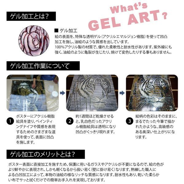 Gel加工 アートフレーム