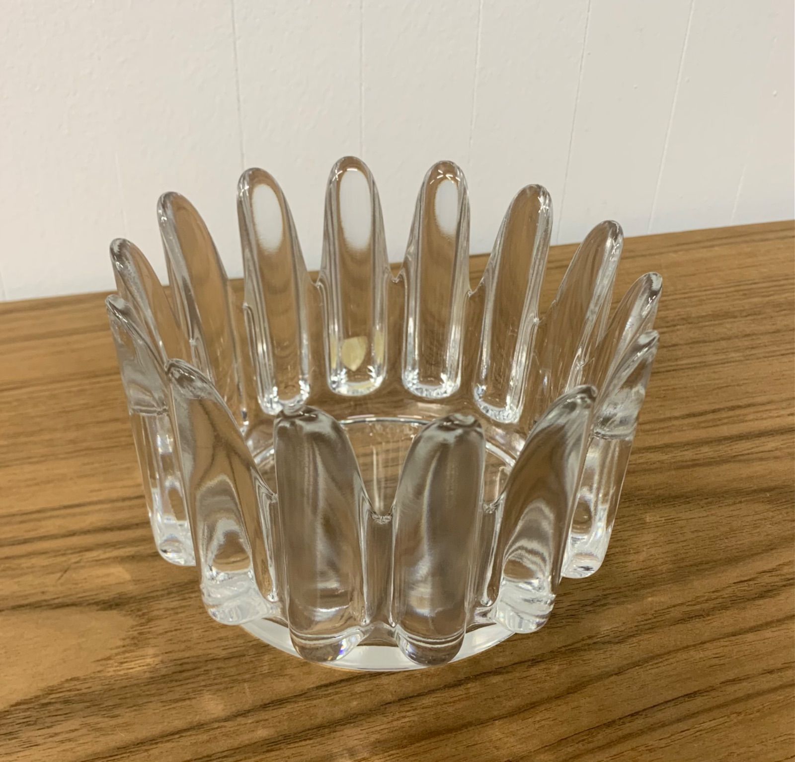 オレフォス Orrefors Princess Crystal crown Bowl Sven