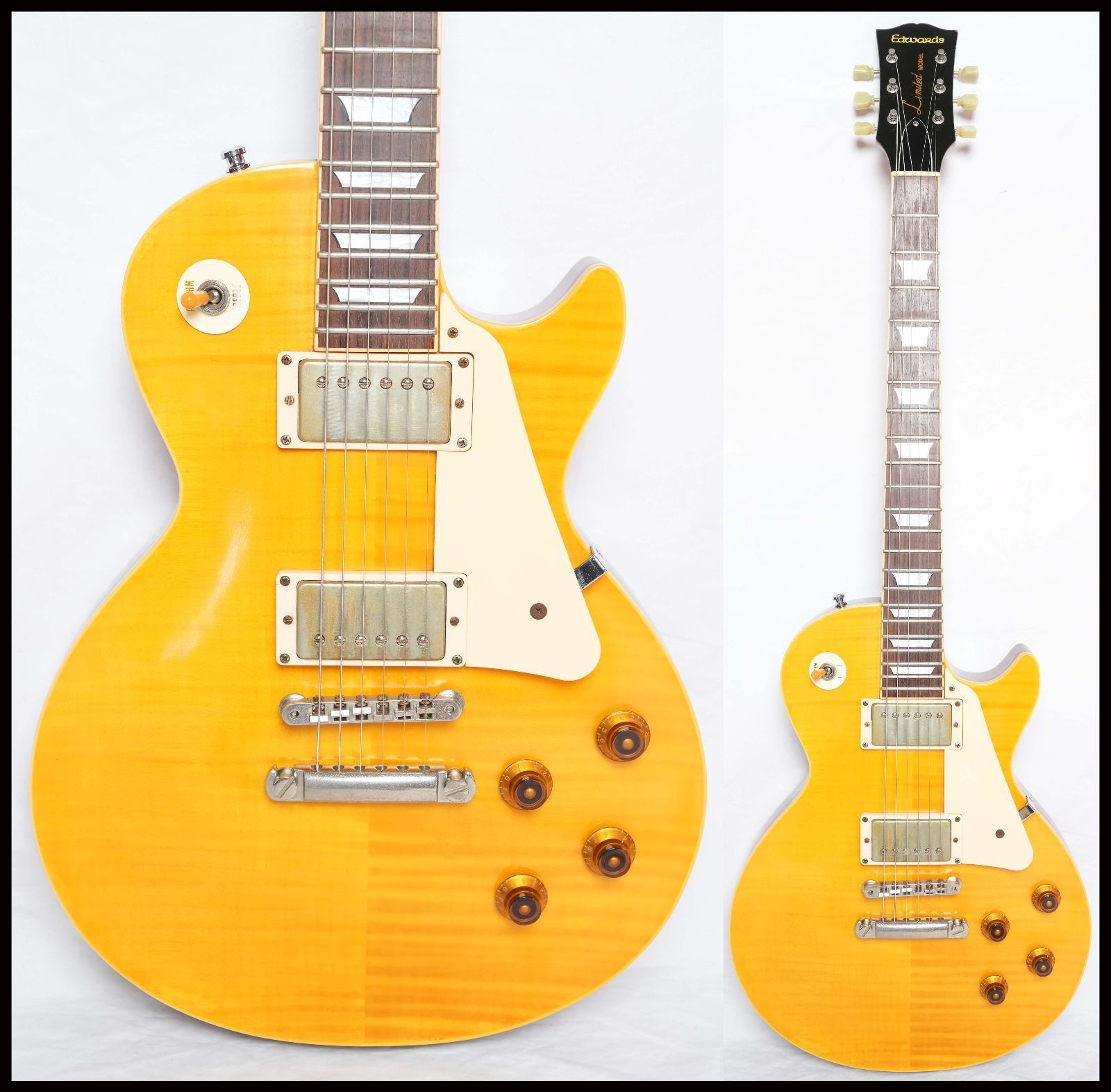 edwards レスポール　リミテッドモデル　E-LP-90LTS/LD 新品】EDWARDS E-LP-STD-P / Gold Top - 博多区麦野のギター