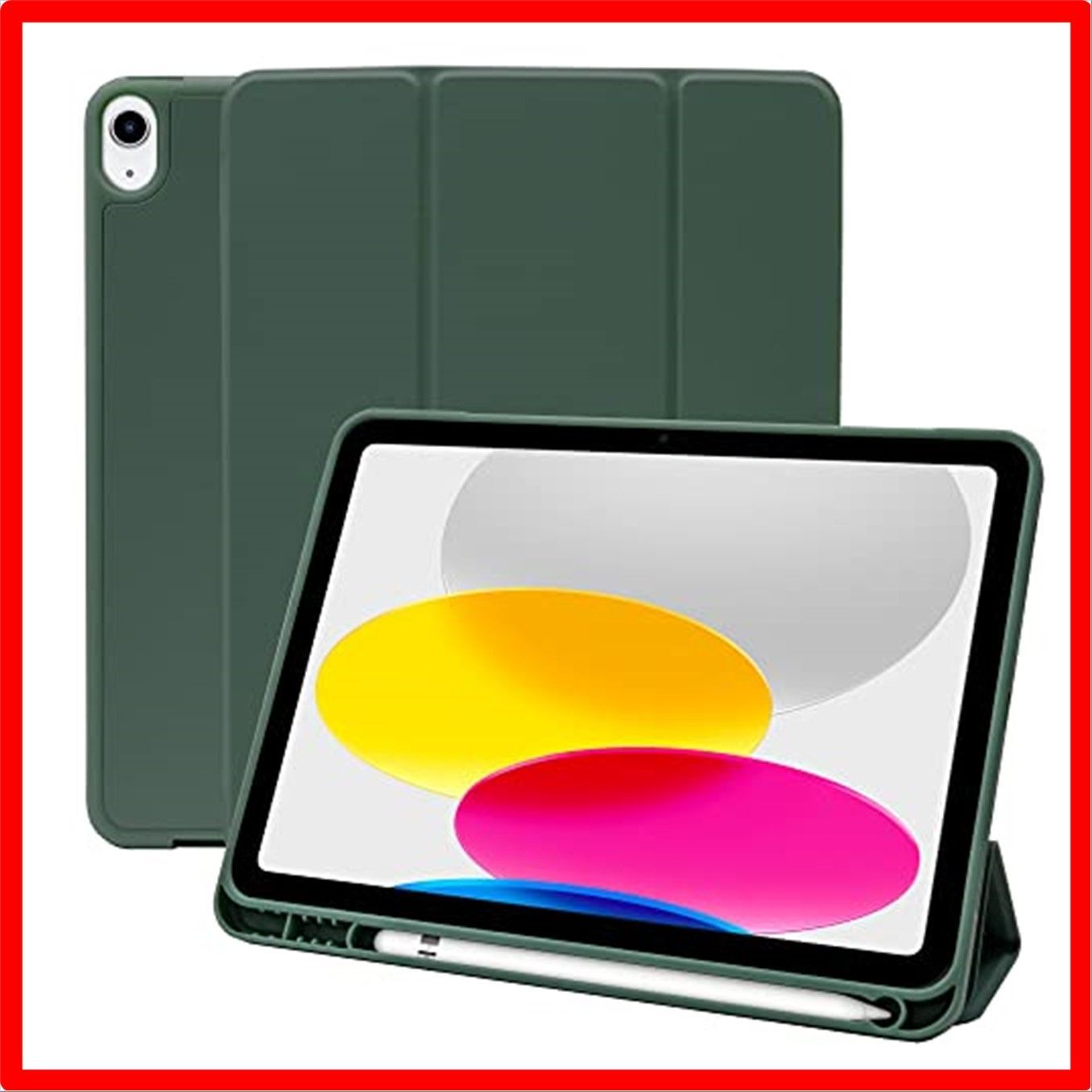送料無料】 iPad 10.9インチ 第10世代 2022 )_08.パイングリーン MS factory iPad 第10世代 用 ケース  2022 メルカリShops