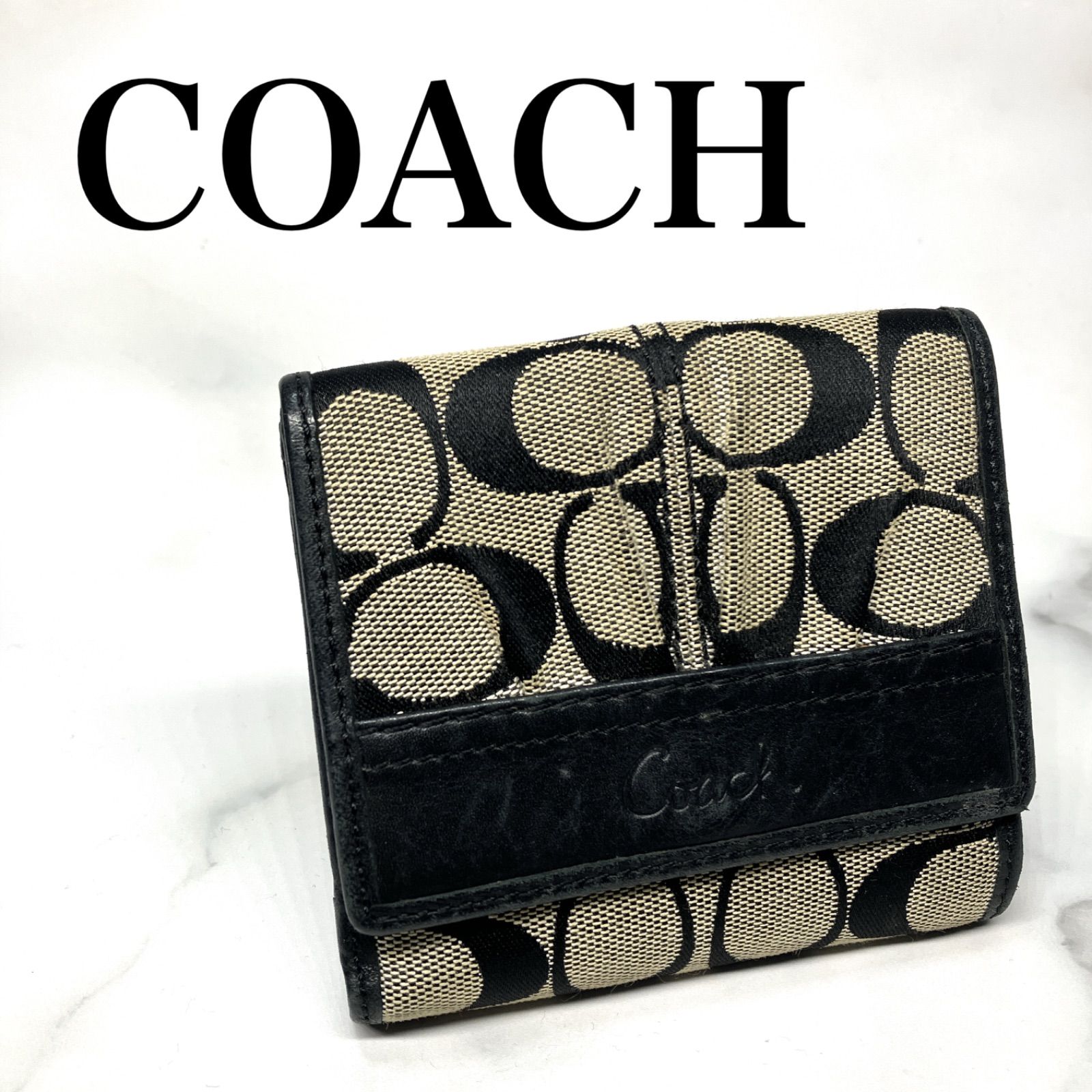 COACH コーチ オールドコーチ 折り財布 三つ折り財布 財布 小銭入れ