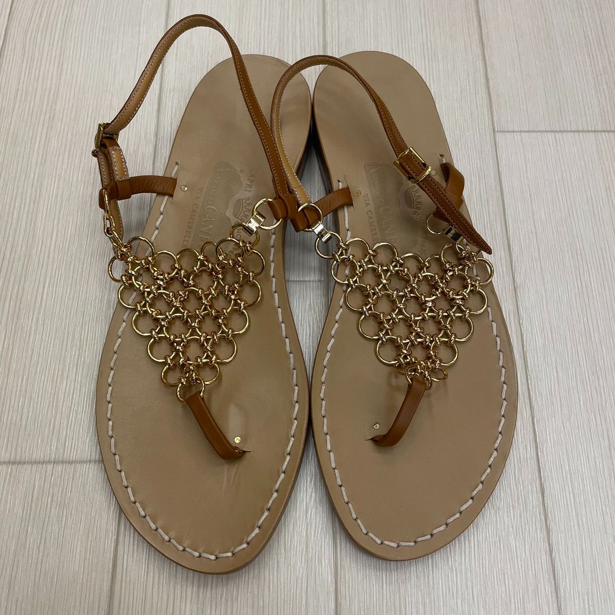 Amedeo Canfora Capri サンダル 未使用品｜ファッション