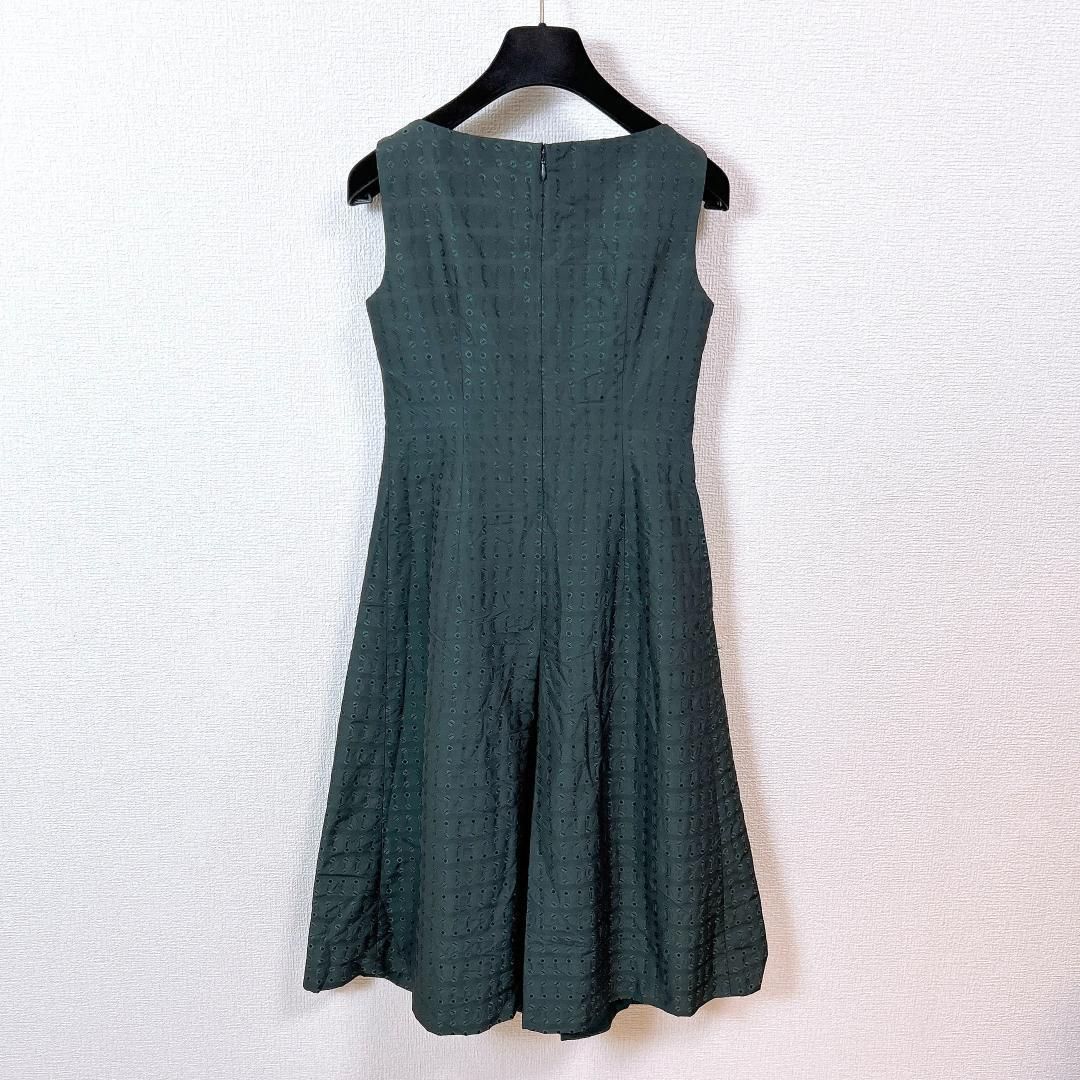 シビラ 刺繍ノースリーブロングワンピース フ Aライン M □