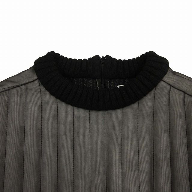 22AW フミカ ウチダ FUMIKA_UCHIDA QUILTED LONG RIB PULL TOP