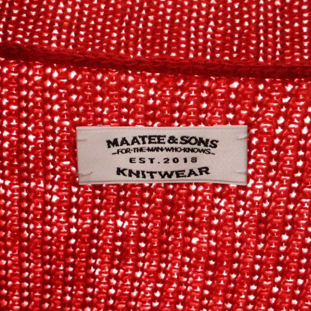 MAATEE&SONS (マーティーアンドサンズ) 23AW 強撚SHETLAND FINELAMB