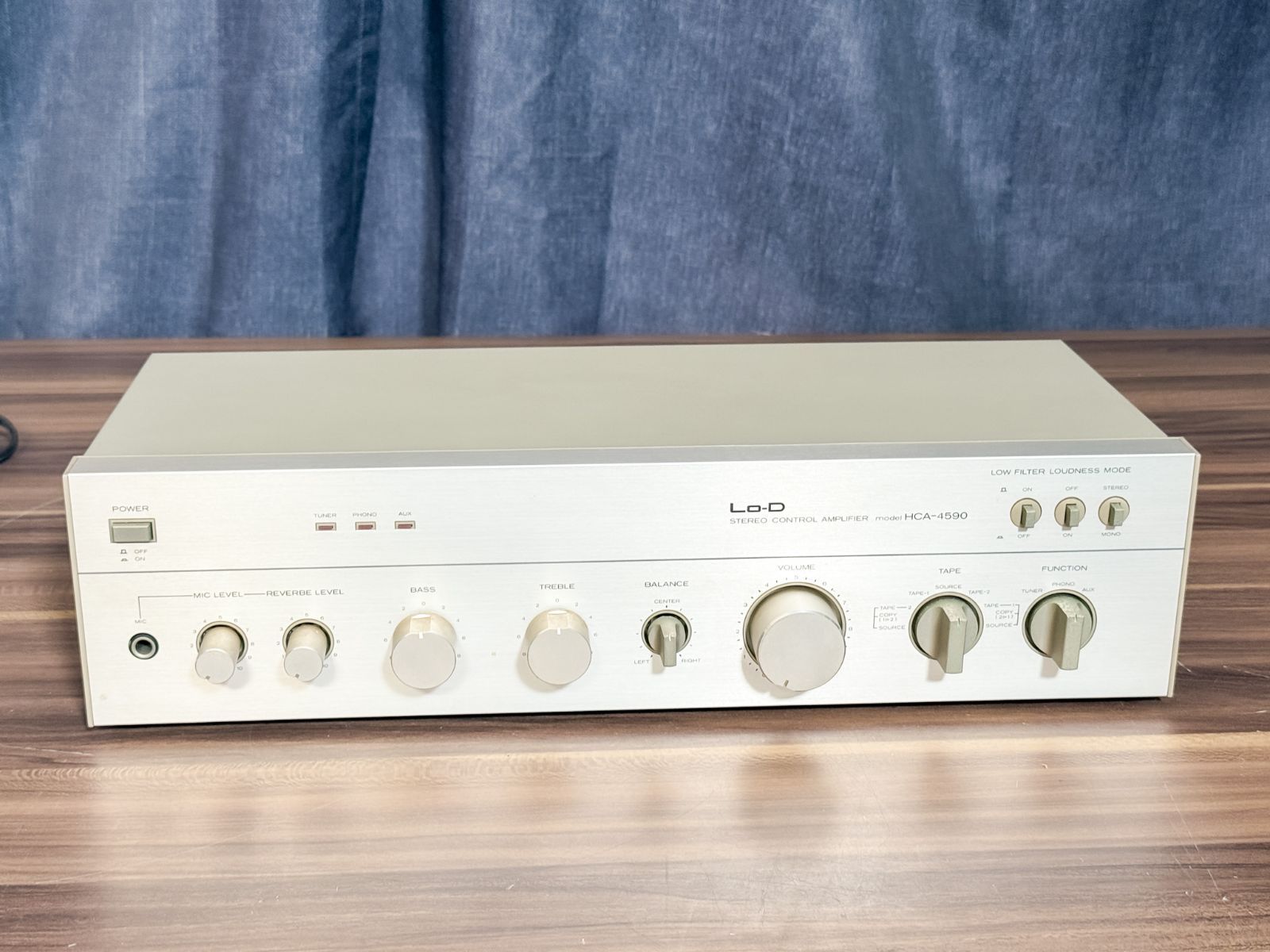 通電確認のみ】Lo-D HCA-4590 ステレオコントロールアンプ