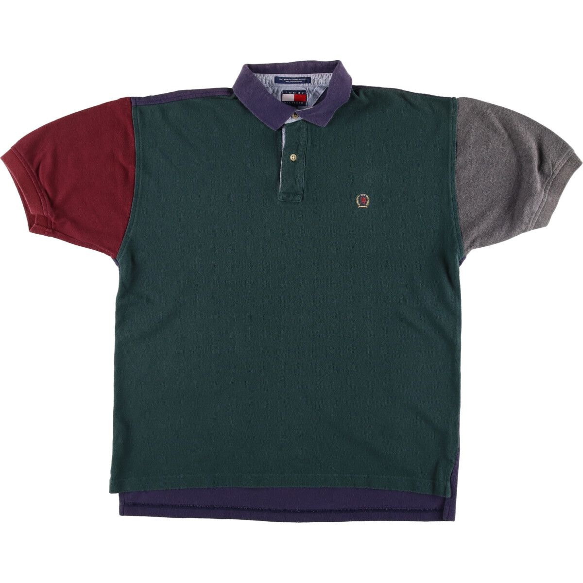 古着 90年代~ トミーヒルフィガー TOMMY HILFIGER 半袖 ポロシャツ メンズL相当 ヴィンテージ/eaa437078