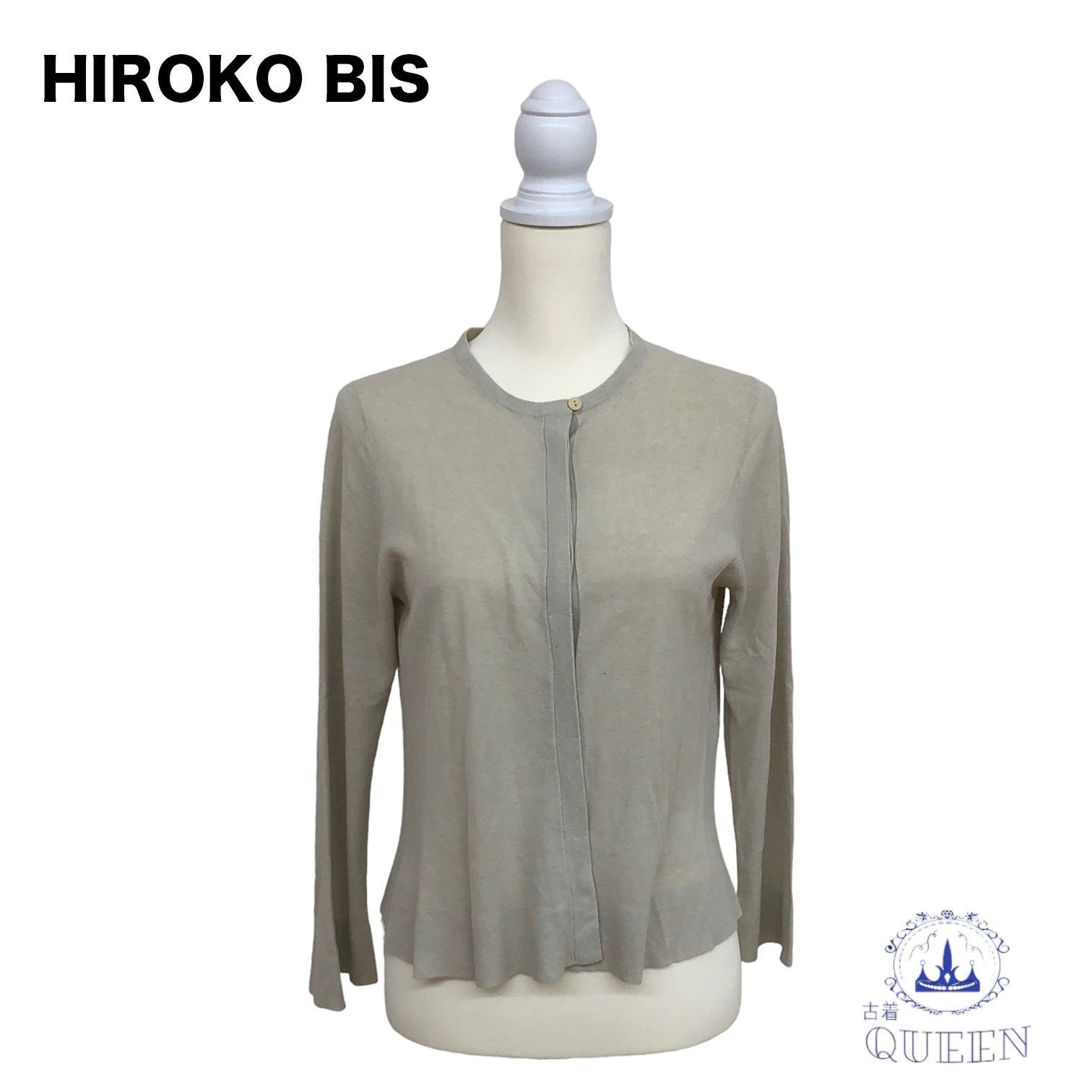 訳アリ】 HIROKO BIS ヒロコビス トップス カーディガン 長袖 ラウンド