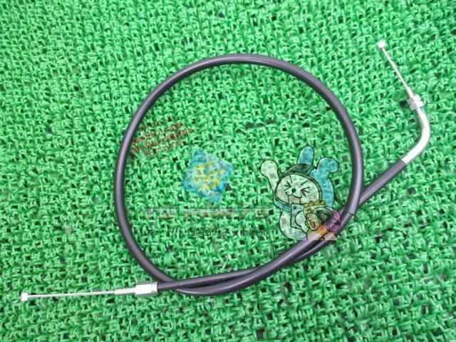 スーパーシェルパ アクセルワイヤー 在庫有 即納 カワサキ 純正 新品 バイク 部品 KL250 スロットルケーブル 閉側 車検 Genuine