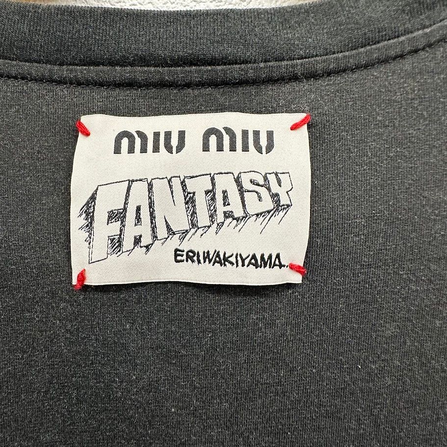 MIUMIU ミュウミュウ ERI WAKIYAMA Tシャツ ビジュー欠けあり - メルカリ