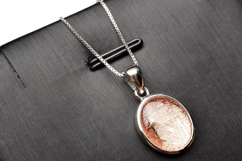 ギベオン隕石 ロングイパーツ 8-174 Silver925 ギベオン(メテオライト