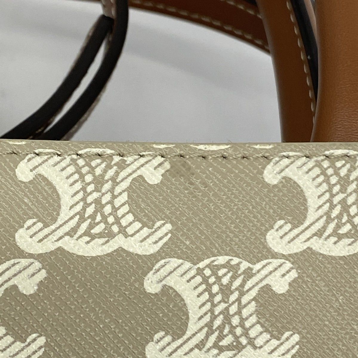 5hb1019-h】セリーヌ トートバッグ トリオンフ ミニ バーティカルカバ  