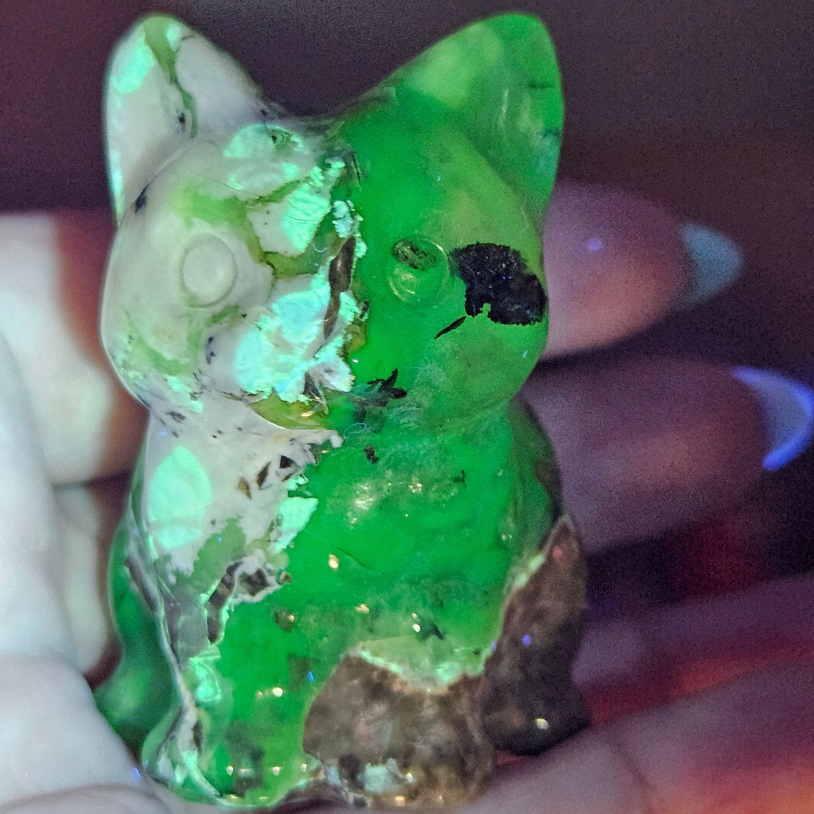 激レア✨💖✨ボルケーノアゲート✨猫✨カービング✨ - メルカリ