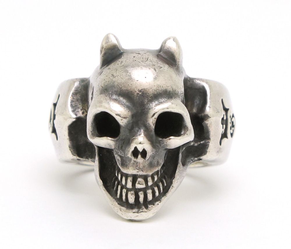 楠本質店 元住吉 ガボラトリー Gaboratory シルバー925 デビル スカル リング 10号
