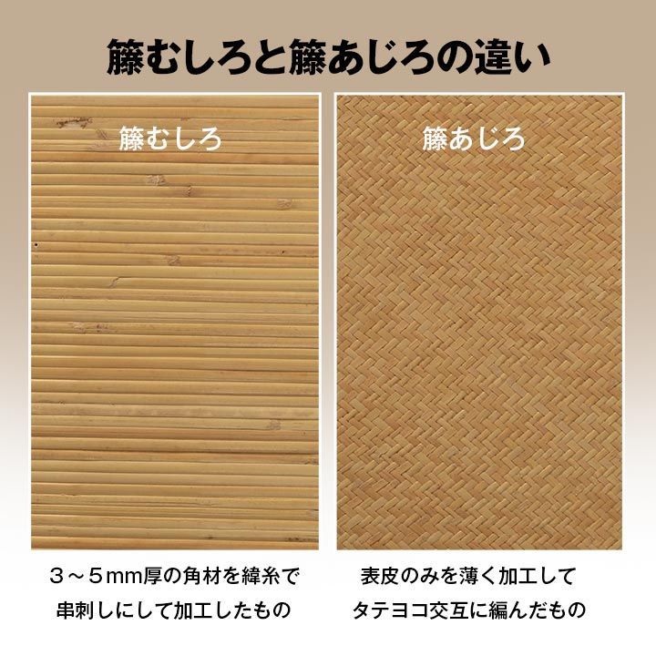 籐ラグマット 手織