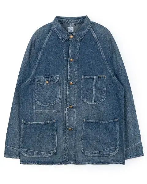 【雷市場（ポンジャン）商品韓国直送】 orSlow(オアスロウ) 50 ' s Coverall Denim Used Wash ー 2