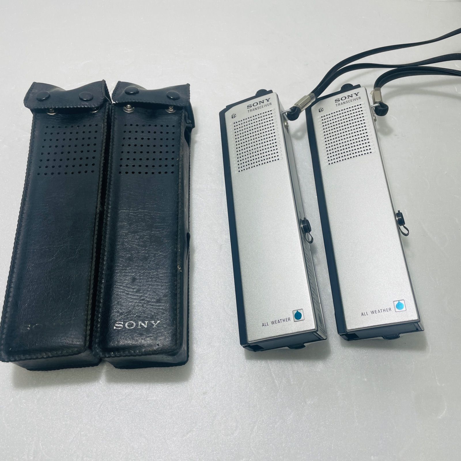 SONY ソニー トランシーバー ICB-170 2点 ケース付 レトロ