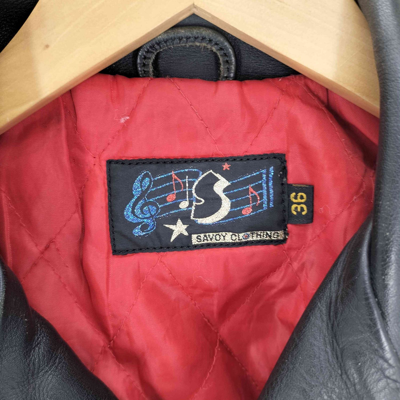 ユーズドフルギ USED古着 本革 裏地キルティング レザー ダブル  