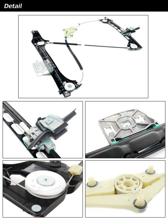 | ウィンドウレギュレーター フロント パワーウィンドウモーター 左 7L0837461 レギュレーター ウィンドウ パワーウィンドウレギュレーター フロント左ドア車のウィンドウ モーター ために 車用 パワーウインドウスイッチ 車のウィンドウレギュレータ 『モーター無し』