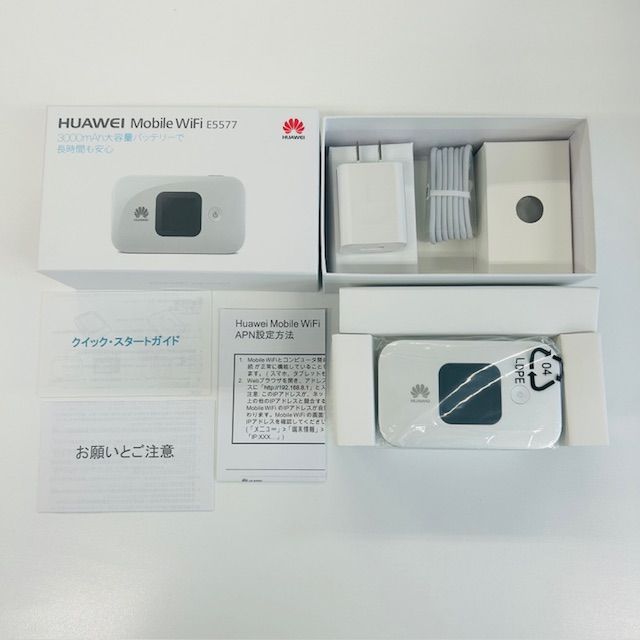 美品】HUAWEI モバイル WiFi ルーター E5577 - メルカリ