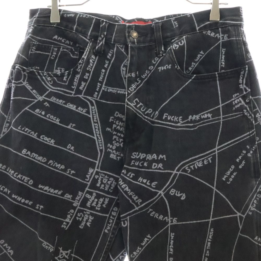 SUPREME (シュプリーム) 19SS Gonz Map Denim Painter Pant ゴンズ