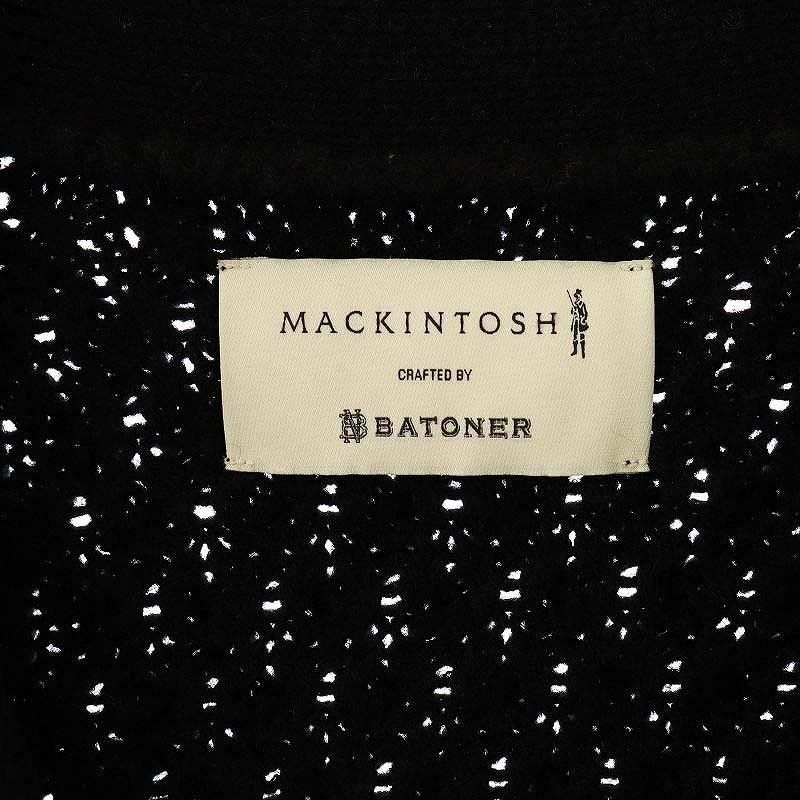 マッキントッシュ MACKINTOSH バトナー BATONER ニットカーディガン Vネック S ブラック /DF ■OS ■SH レディース マッキントッシュ MACKINTOSH バトナー BATONER ニット