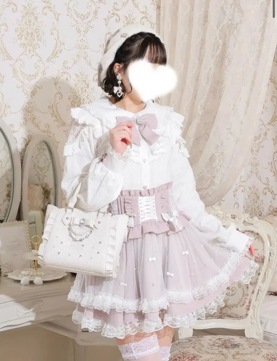 現物 ノエミ NOEMIE さきまる コラボ キラキラと Bijou バッグ DECORATOM_COM_BR