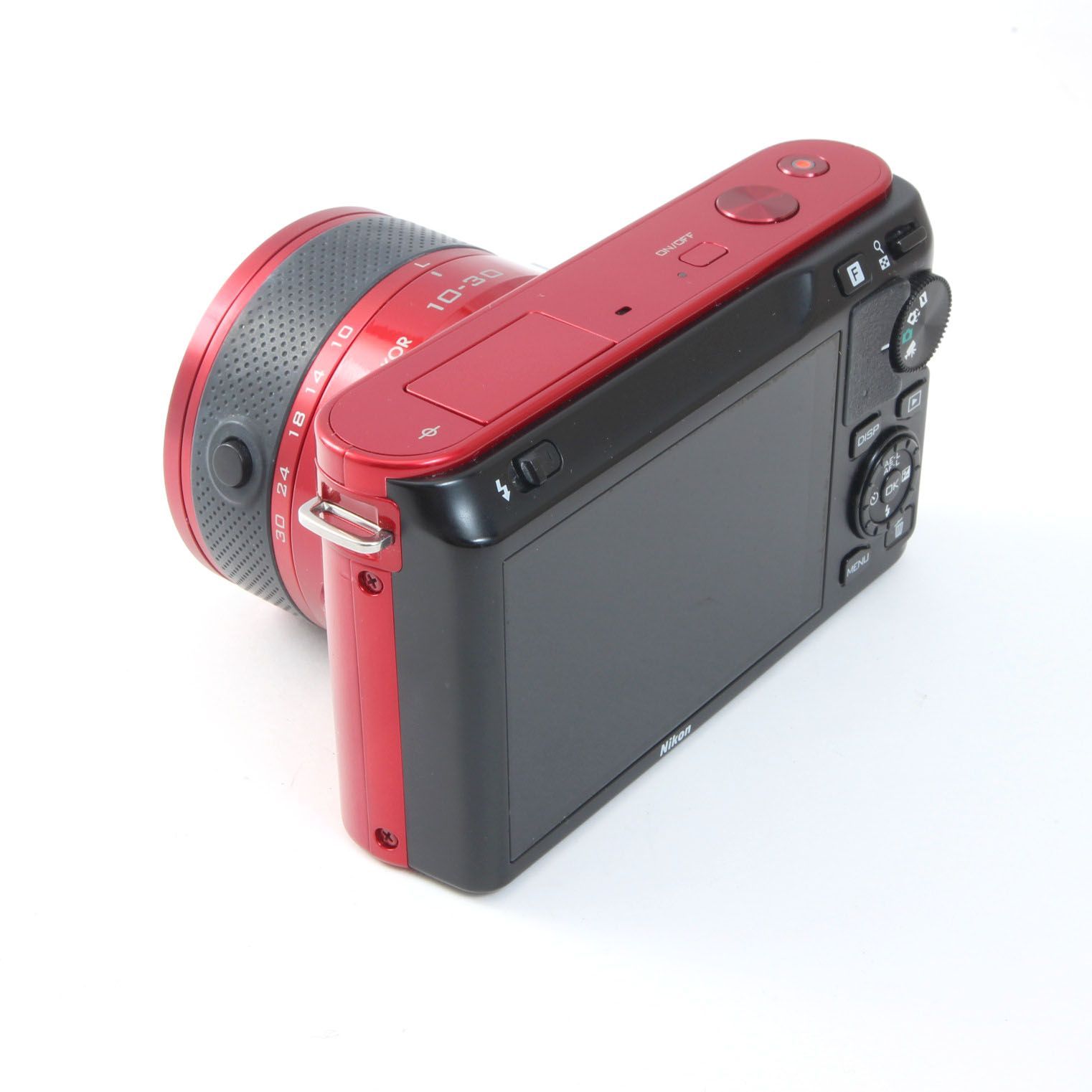 極上品】 NIKON 1 J1 10-30mmレンズセット（レッド）